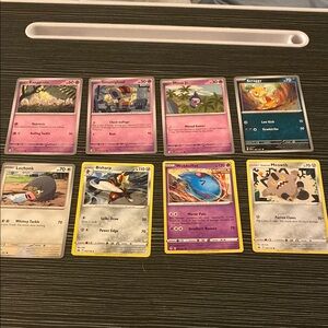 Pokemon Trading Cards Set - 8 Cards